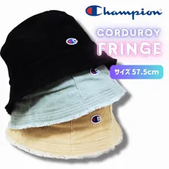 Champion (チャンピオン) バケットハット フリンジ コーデュロイ 帽子 バケハ トレンド 秋 ハット 冬 プチプラ レディース バケット かわいい 【MB】