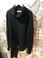 sulvam アシンメトリーサマーニット BLK/M - メルカリ