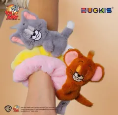 HUGKIS トムとジェリー ぬいぐるみ ヘアゴム SCRUNCH