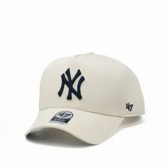 47 キャップ 47brand ニューヨーク・ヤンキース メンズ レディース MLB公式 復刻 YANKEES BACK ARCH DT MVP Natural ナチュラル 刺繍 ユニセックス 【TB】