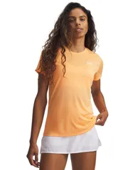 【送料無料】 アンダーアーマー レディース Tシャツ トップス Womens UA Tech ShortSleeve TShirt Orange Bloc