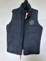 アバクロンビー ネイビー ダウン ベスト