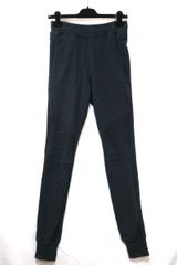 BALMAIN バルマン バイカー スウェット パンツ ドローストリング ブラック XSサイズ S5HJ683B928