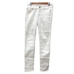 プラステ PLST デニムパンツ ジーンズ スキニー カラーデニム 25 M 白 ホワイト /MN