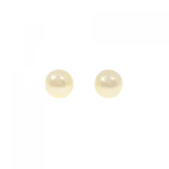 K18YG 白蝶パール ピアス 9.2mm