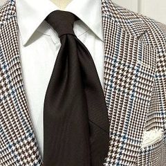 Atto Vannucci ( アットヴァンヌッチ ) ネクタイ ブルー ヘリンボーン