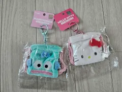 サンリオ ハローキティ/ハンギョドン ミニ キーホルダー ポーチ