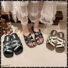 ベルトサンダル クロスストラップサンダル 歩きやすい スリッパサンダル ぺたんこフラットサンダル 軽量 痛くない ビーチサンダル 履きやすい シューズお洒落春夏靴 リゾートサンダル夏 サマーサンダル軽い 疲れにくい靴楽ちん 送料無料