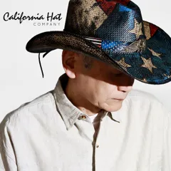 California Hat Company Inc. (カルフォルニアハット) パナマハット メンズ 春夏 帽子 ウエスタンハット カウボーイ ハット テンガロンハット ストローハット 高級 アメリカ柄 【TB】