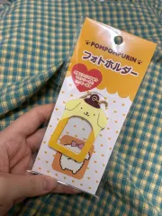 サンリオ ポムポムプリン 証明写真 証写 キーホルダー トレカ フォトカード ホルダー