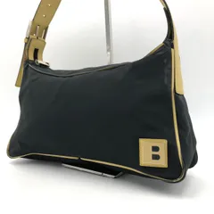 BALLY バリー ワンショルダーバッグ 黒 ベージュ ナイロン レザー