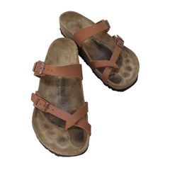 BIRKENSTOCK ヤラ アンティークブラウン37広幅 - メルカリ
