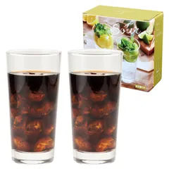 ロングタンブラー セット 435ml 2個入 東洋佐々木ガラス（G101-T274-1set）