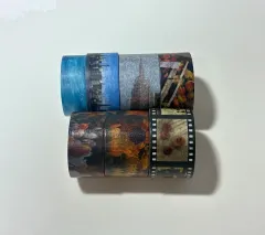 25日以降出品終了) 〇〇様 ヴィンテージ 物 風景 マスキングテープ 7個 まとめ