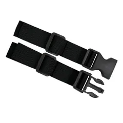 [Eraser] チェストストラップ リュックずり落ち防止バンド 肩ベルト バックル式 チェストベルト 調整可能 リュックベルト 肩紐固定 負荷軽減 大人 子供 適用 (ブラック)