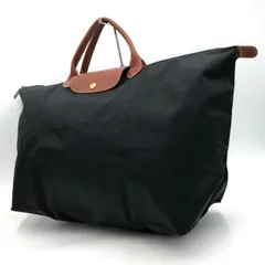 LONGCHAMP ロンシャン プリアージュ ボストンバッグ 特大 黒 ナイロン