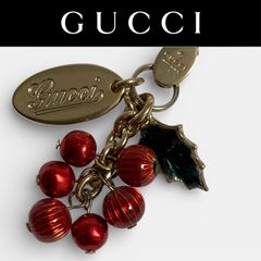 GUCCI オールドグッチ 8連キーケース GG シェリーライン 筆記体ロゴ