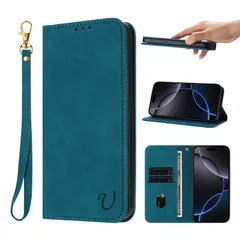 全面保護 耐衝撃 マグネット内蔵 携帯カバー 耐摩擦 携帯ケース スタンド機能 スマホケース 柔軟なTPUケース カードケース 肌触り良いレザー スマホカバー 財布型 ストラップ付き 手帳型 カード入れ あいふぉん14 (iPhone ケース アイフォン13