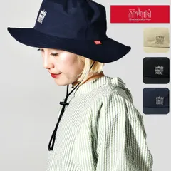 Manhattan Portage (マンハッタンポーテージ) 帽子 ハット アウトドアハット ユニセックス WATERPROOF 防水 透湿 顎紐付き 男女兼用 ベージュ ブラック ネイビー 【MB】
