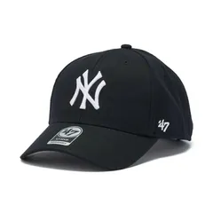 47 エムブイピー ニューヨーク・ヤンキース スナップバックコレクション 帽子 ベースボールキャップ MLB New York Yankees '47 MVP SNAPBACK 黒 ブラック 【TB】