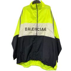 BALENCIAGA ナイロンジャケット トラックジャケット ネオンイエロー