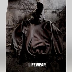 LIFEWORK ハーフジップ フーディー グレー LIFEWORK ハーフジップ フーディー グレー - メルカリ