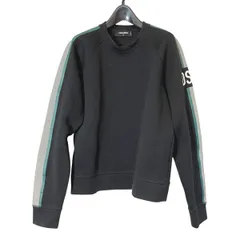 【中古】DSQUARED２ ディースクエアード スウェットトレーナー S74GU0481 S23360 Sサイズ ブラック メンズ 23040387 RD