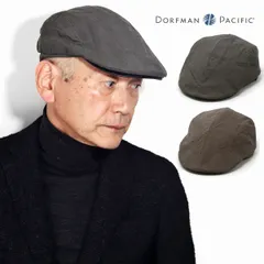Dorfman pacific (ドーフマン パシフィック) ハンチング メンズ ハット 紳士 コーデュロイ 帽子 ハンチング帽 インポート ブランド ハンチング帽子 秋冬 ブラック ブラウン 【MB】