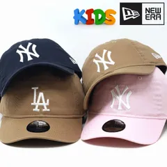 NEWERA (ニューエラ) キッズ キャップ MLB Youth 9TWENTY ウォッシュドコットン ロサンゼルス・ドジャース ロゴ ニューヨーク・ヤンキース 全4色 【MB】