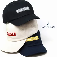 NAUTICA (ノーティカ) キャップ 帽子 メンズ レディース ベースボールキャップ つば長いキャップ ビッグロゴ コットン ロゴキャップ 【MB】
