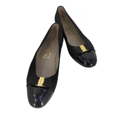 サルヴァトーレフェラガモ Salvatore Ferragamo イタリア製 ヴァラリボンパンプス レディース JPN：S 