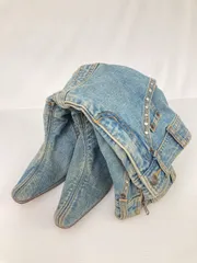 ブーツ 24.5 ブルー