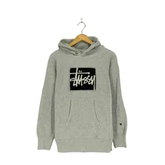 ステューシー Stussy REVERSE WEAVE フロントパイル刺繍プルオーバーパーカー メンズ  M
