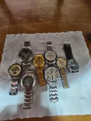 メンズ メタル リストウオッチ 8点 コレクション