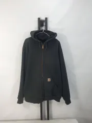 Carhartt カーハート サーマル フードジップアップ レイン ディフェンダー チャコール グレー m