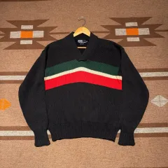 タイムセール) POLO RALPH LAUREN 90s コットン ニット L