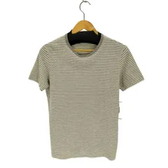 サンスペル Sunspel ボーダークルーネックTシャツ レディース import：S のサムネイル
