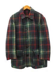 エルエルビーン L.L.BEAN 50s 筆記体 黒タグ ウール ジャケット コート チェック ヴィンテージ
