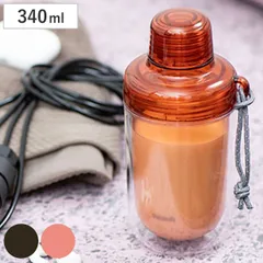ウォーターボトル クリアボトル アクティブボトル 340ml （ 直飲み 耐熱 マイボトル クリア ボトル 軽量 ストラップ付き 目盛り付き 目盛り 軽い コンパクトボトル コンパクト シンプル 持ち運び 透明 ） )のサムネイル
