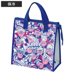 保冷バッグ 不織布保冷バッグ カービィ 大集合 （ 保冷ランチバッグ 保冷 弁当袋 お弁当袋 四角 ランチトートバッグ 保温 ランチトート お弁当箱 弁当 袋 ランチ マチ付き お弁当入れ ）)