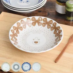 ボウル sumica パスタボウル （ 20.3cm 陶磁器 日本製 電子レンジ対応 食洗機対応 深皿 カレー皿 パスタ皿 おしゃれ かわいい 北欧 北欧風 動物 アニマル パスタ カレー サラダ 煮込み料理 ） )のサムネイル