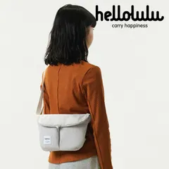 【25年SS新色】ショルダーバッグ hellolulu ミニカセン MINI KASEN GENTLE GRAY （ ハロルル バッグ レディース メンズ ミニショルダー かばん 鞄 軽い クロスボディ 斜め掛け クロスバッグ 小さめ 撥水 おしゃれ ）)