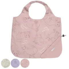 エコバッグ 巾着収納 ネコ 持ち運び （ マイバッグ エコバック マイバック レジ袋 コンパクト トート 巾着 大容量 撥水 軽量 レジバッグ サブバッグ 買い物バッグ ショッピングバッグ おしゃれ ） )