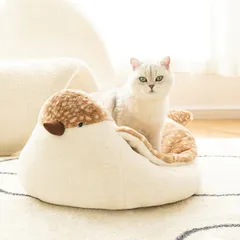 ペットベッド 犬 SPARROW PET BED すずめ （ ペット ベッド ペットクッション スズメ型 ペット用 猫 ふわふわ かわいい 室内 ペット用品 猫用 犬用 ペットソファ クッション付き すべり止め 猫グッズ 犬グッズ ）)