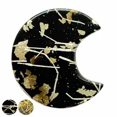 箸置き 一双 京都金彩 箸置 （ 日本製 箸おき はし置き はしおき おしゃれ 和柄 カトラリーレスト 月形 高級感 箸休め 箸 置き 和風 ） )