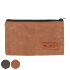 ポーチ ダルトン WAX CANVAS TOOL POUCH Sサイズ フラットポーチ （ DULTON 小物入れ マルチポーチ 小物収納 持ち運び ケース かばん 鞄 ガジェットケース 収納 小物 バッグ ファスナー おしゃれ メンズ レディース ） )