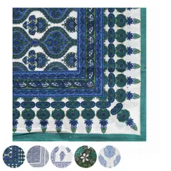 マルチクロス プリント PRINTED MULTI CLOTH コットン 225×150cm （ DULTON マルチカバー テーブルクロス フリーカバー ソファーカバー 大判 長方形 綿100％ バンダナ柄 ボタニカル 多目的 マルチ クロス キャンプ ピ)のサムネイル