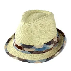 サンディエゴハット ハット キッズ 子供 帽子 中折れハット キッズファッション ペーパー素材 春夏 クリーム色 【TB】