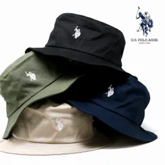 U.S.POLO ASSN. (ユーエスポロアッスン) バケットハット メンズ　ポロ Cotton Bucket ハット サファリハット 帽子 レディース 【MB】