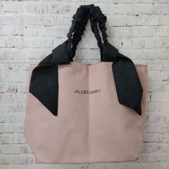 【TAKA75-15】△ JILLSTUART ジルスチュアート 「リバーシブル トートバッグ」 レディース ピンク&ブラック